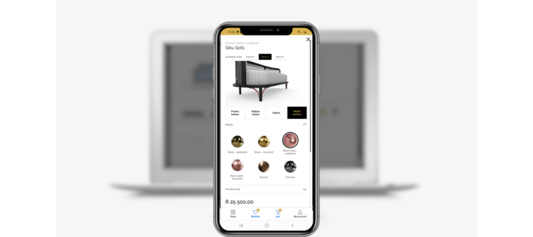 Creation of a scalable 3D configurator for furniture
